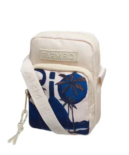 Bolsa da Gema Farm Rio Encanto Tropical Off White
