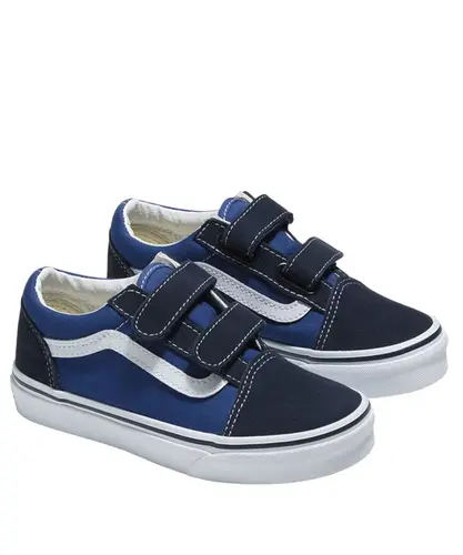 Tênis Vans Kids Old Skool V Navy True White