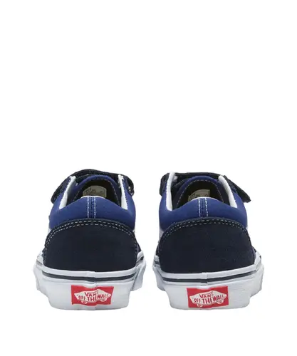 Tênis Vans Kids Old Skool V Navy True White