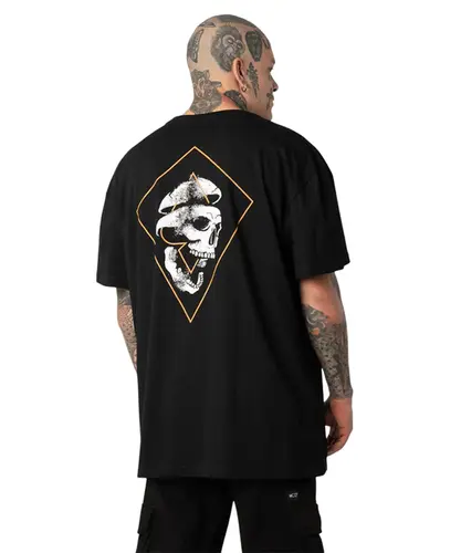 Camiseta MCD Pipa Cranio Preto