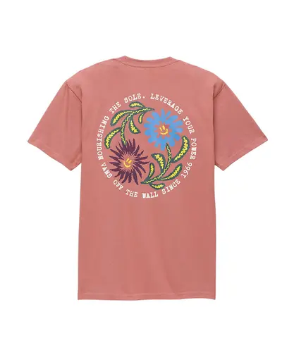 Camiseta Vans Dual Bloom SS - Withered Rose