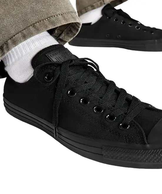 Tênis Chuck Taylor All Star Monochrome Canvas Preto - Tênis Chuck