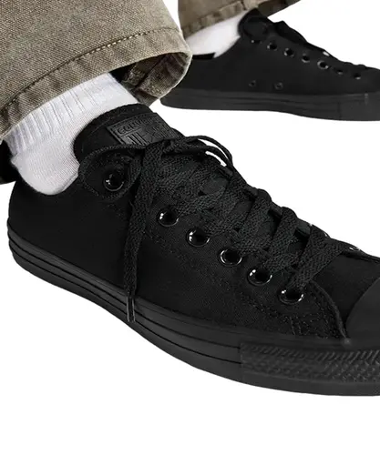 Tênis Chuck Taylor All Star Monochrome Canvas Preto