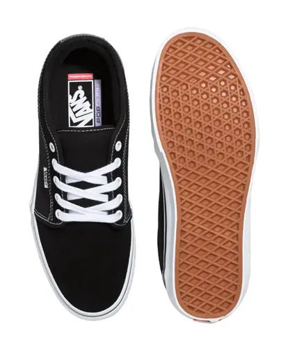 Tênis Vans Skate Chukka Low Black White