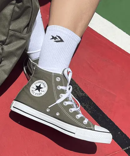 Star Converse Chuck Taylor All Star Cano Alto Verde Verde Escuro