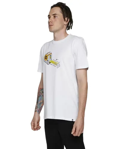 Camiseta DC Shoes Size Matters Branco