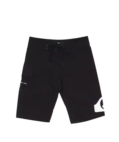 Boardshort Everyday Quiksilver Side Logo 21 Preto