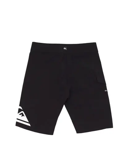 Boardshort Everyday Quiksilver Side Logo 21 Preto