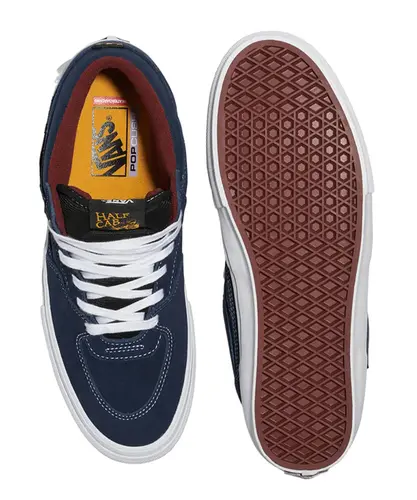 Tênis Vans Skate Half Cab Navy Burgundy