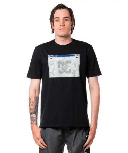 Camiseta DC Shoes Manga Curta Desktop - Preto