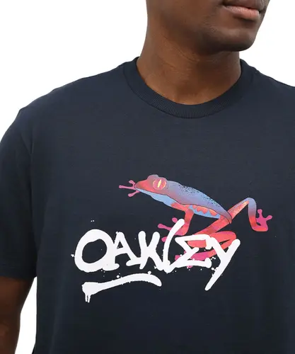 Camiseta Oakley Masc Frog Graphic Tee - Marinho