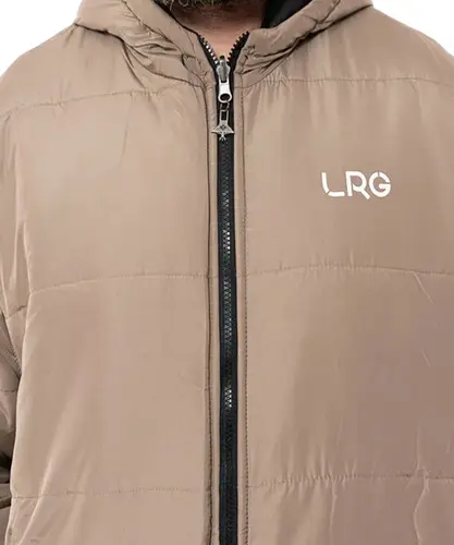 Jaqueta LRG Oversized Puffer - Preto / Caqui