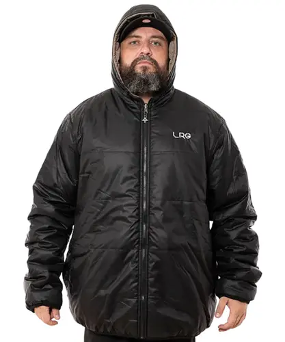 Jaqueta LRG Oversized Puffer - Preto / Caqui