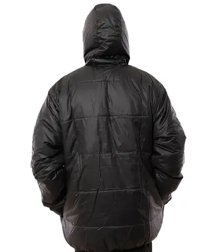 Jaqueta LRG Oversized Puffer - Preto / Caqui