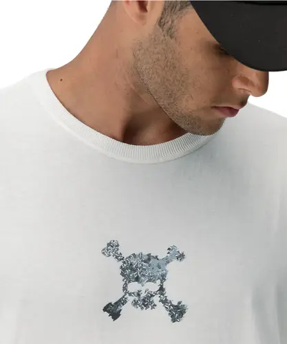 Camiseta Oakley Back to Skull Branco