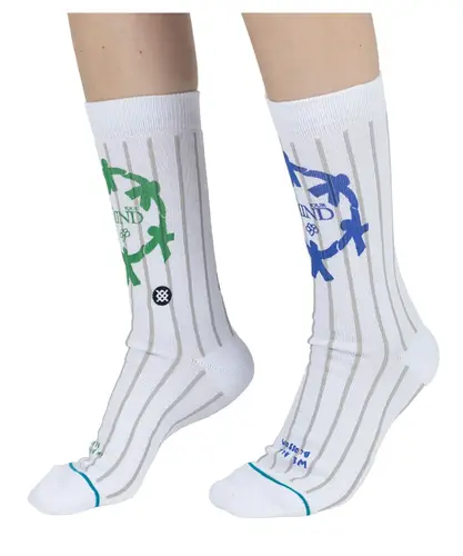 Meia Stance Love Your Mind White