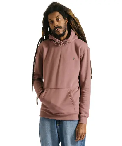Moletom Volcom Canguru Single Stone - Bordô