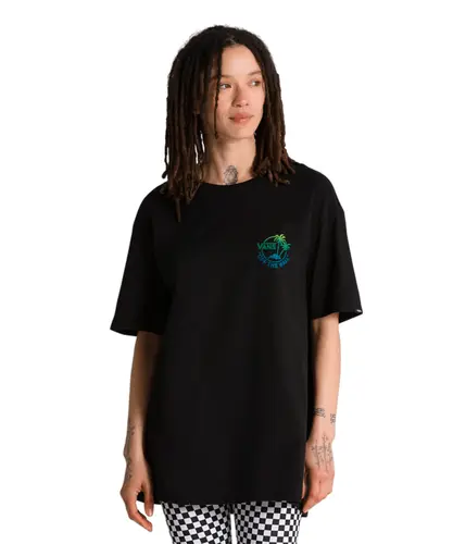 Camiseta Vans Classic Mini Dual Palm II SS - Preto