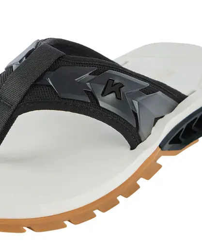 Chinelo Kenner Rakka Ultra Force Bege Branco Preto
