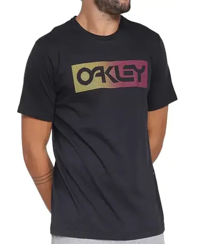 Camiseta Oakley B1B Lines Graphic - Preto