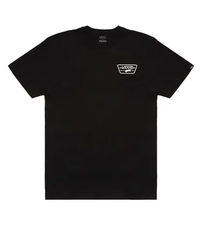 Camiseta Vans Full Patch Back SS Black White
