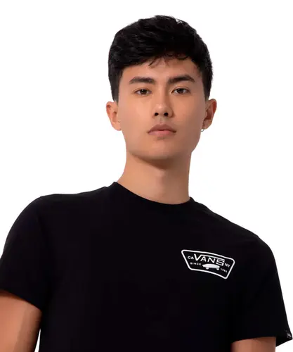 Camiseta Vans Full Patch Back SS Black White