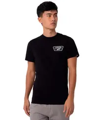 Camiseta Vans Full Patch Back SS Black White