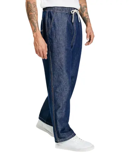 Calça Wide Fit Baw Azul Jeans