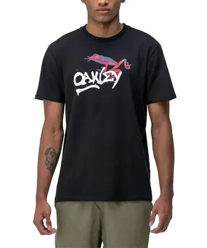 Camiseta Oakley Masc Frog Graphic Tee - Preto