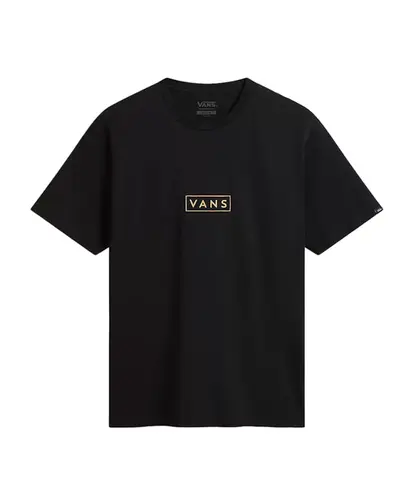 Camiseta Vans Classic Easy Box Copper Tan - Preto