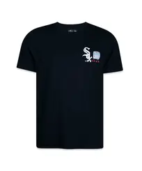 Camiseta New Era  MLB Chicago White Sox Core City Icons - Preto / Vermelho