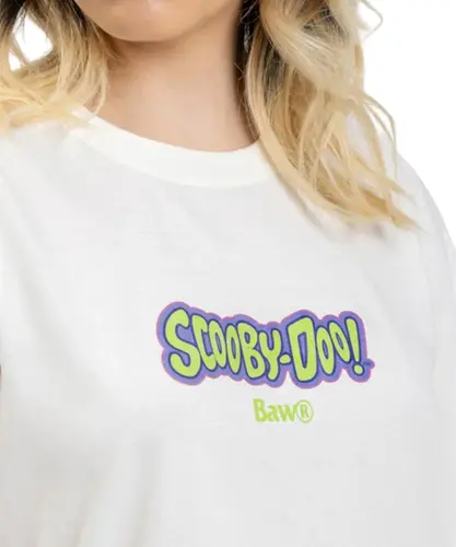 Camiseta Regular Baw x Scooby Doo Vilan Off White