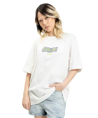 Camiseta Regular Baw x Scooby Doo Vilan Off White