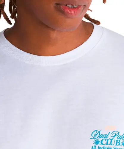 Camiseta Vans Dual Palms Club - Branco