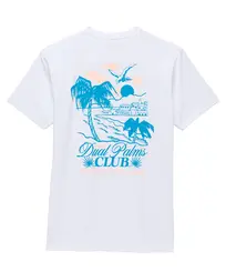 Camiseta Vans Dual Palms Club - Branco