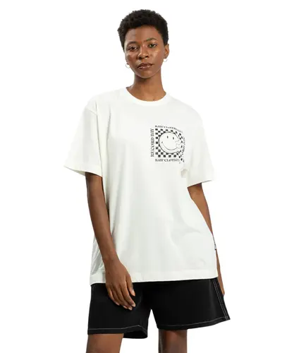 Camiseta Baw x Smiley Record Off White