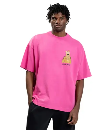 Camiseta New Over Cute Baw X Scooby Doo Rosa