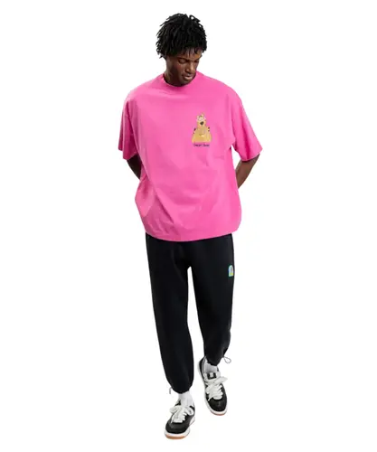 Camiseta New Over Cute Baw X Scooby Doo Rosa