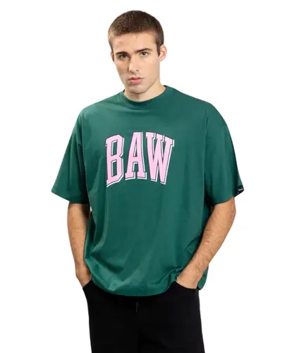 Camiseta Baw New Over College Esmeralda
