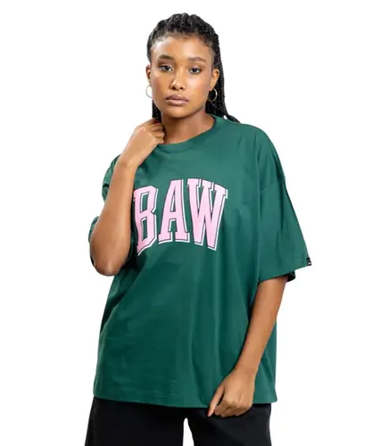 Camiseta Baw New Over College Esmeralda