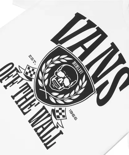 Camiseta Vans Knowledge Skll SS Tee Branco