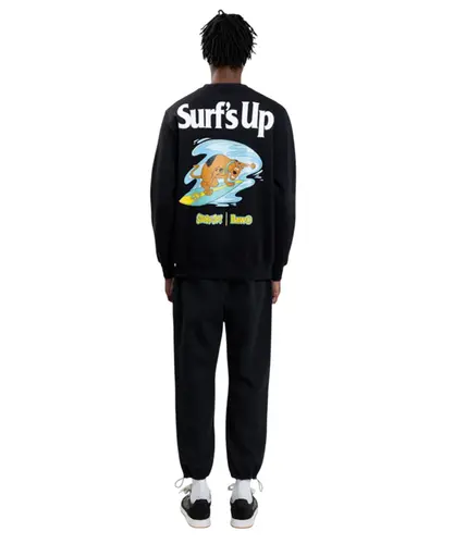 Moletom Careca Baw Surfs Up Baw x Scooby Doo Preto