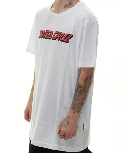Camiseta Santa Cruz Classic Strip - Branco