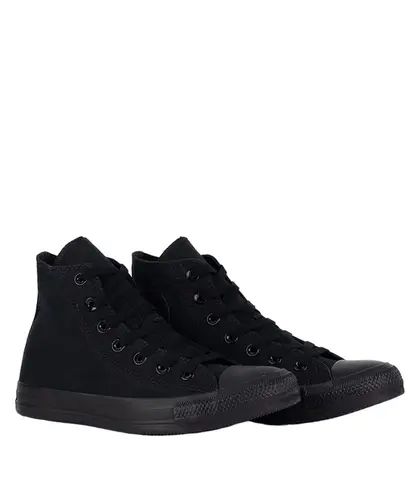 Tênis Converse Chuck Taylor All Star Monochrome Canvas Cano Alto Preto