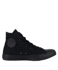 Tênis Converse Chuck Taylor All Star Monochrome Canvas Cano Alto Preto
