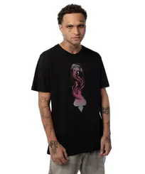 Camiseta MCD Santa Desintegrando Preto