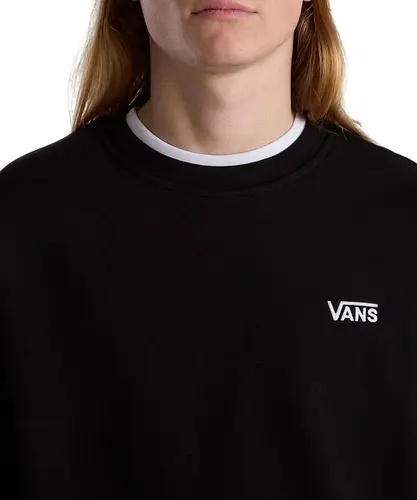 Moletom Vans Core Basic Crew Fleece  - Preto