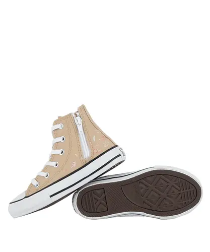 Tênis Converse Chuck Taylor All Star Side Zip Hi Woodland Caqui