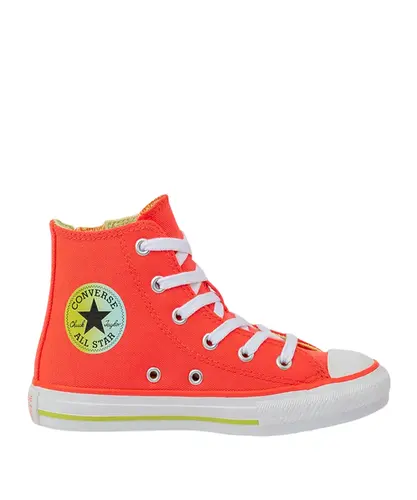 Tênis Converse Kids Chuck Taylor All Star Seasonal Plus Hi Laranja