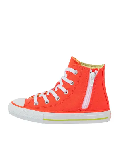 Tênis Converse Kids Chuck Taylor All Star Seasonal Plus Hi Laranja